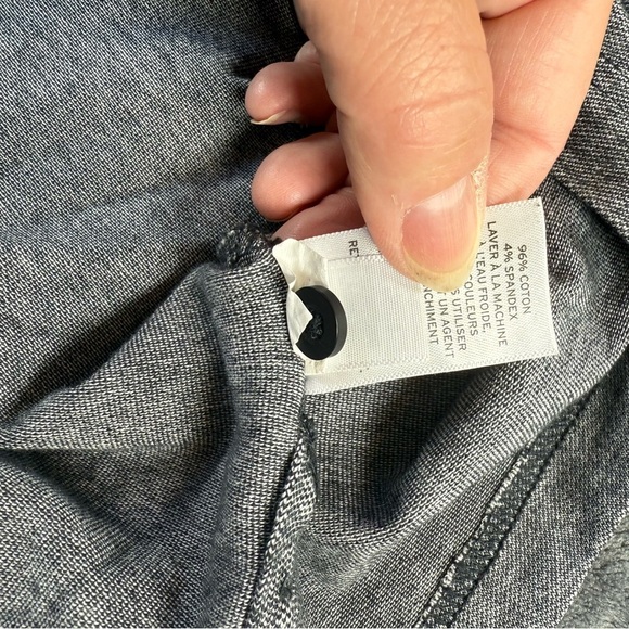 Nordstrom Heather Gray Polo  shirt size xl EUC - Picture 5 of 9